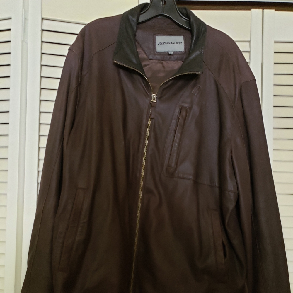 Johnston and Murphy Leather Jacket